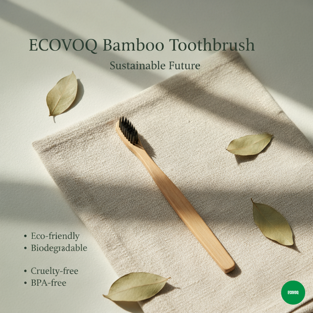 Eco Bamboo Toothbrush (Pack of 4)